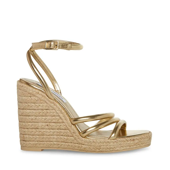 Womens Taylor Gold Steve Madden Sandals
