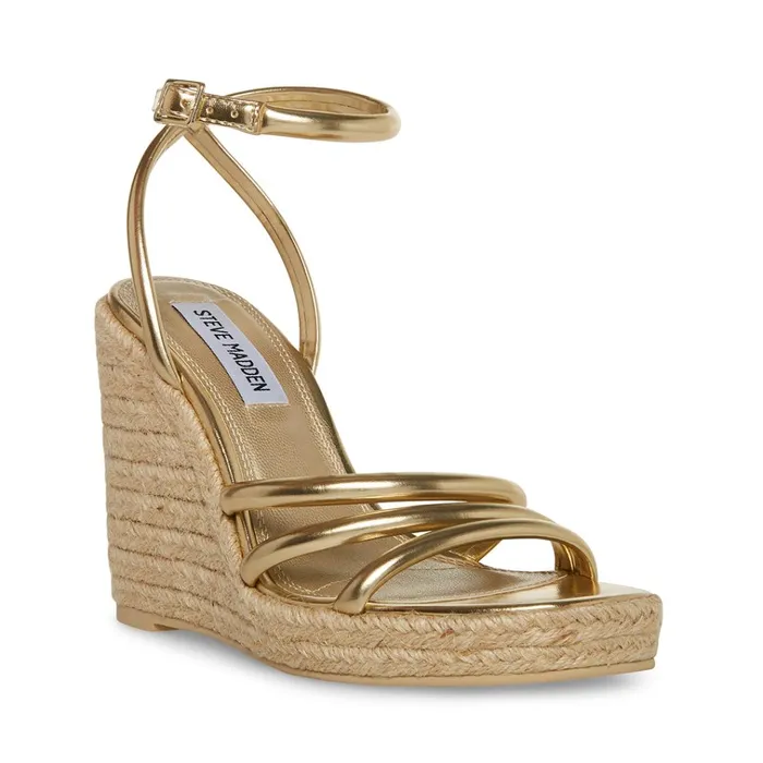 Womens Taylor Gold Steve Madden Sandals