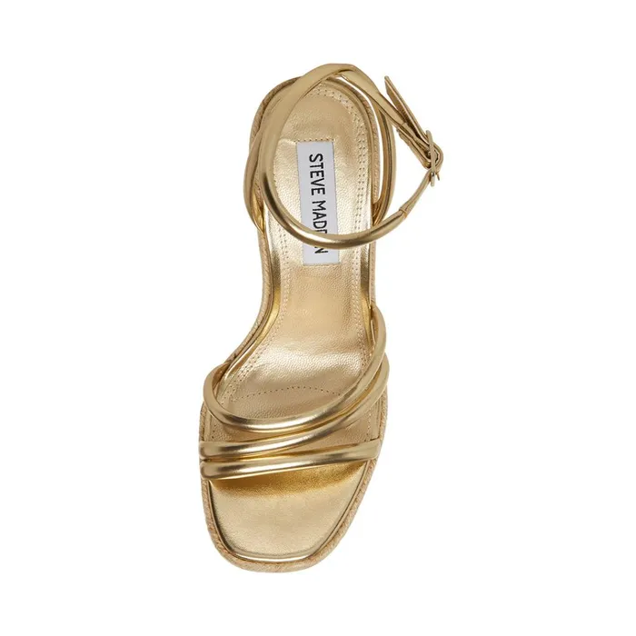 Womens Taylor Gold Steve Madden Sandals