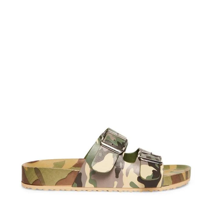 Womens TeddyT Camouflage Steve Madden Sandals