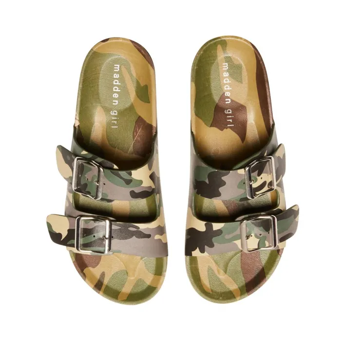 Womens TeddyT Camouflage Steve Madden Sandals
