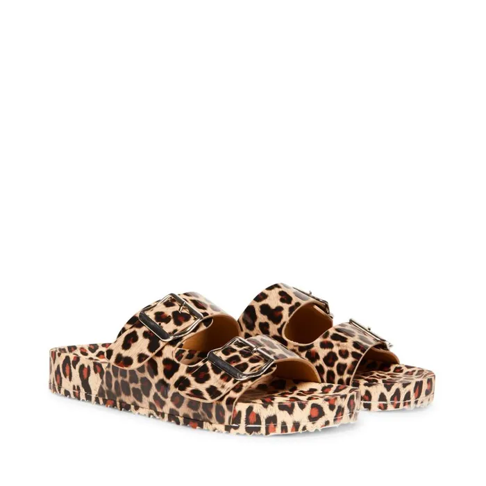 Womens TeddyT Leopard Steve Madden Sandals