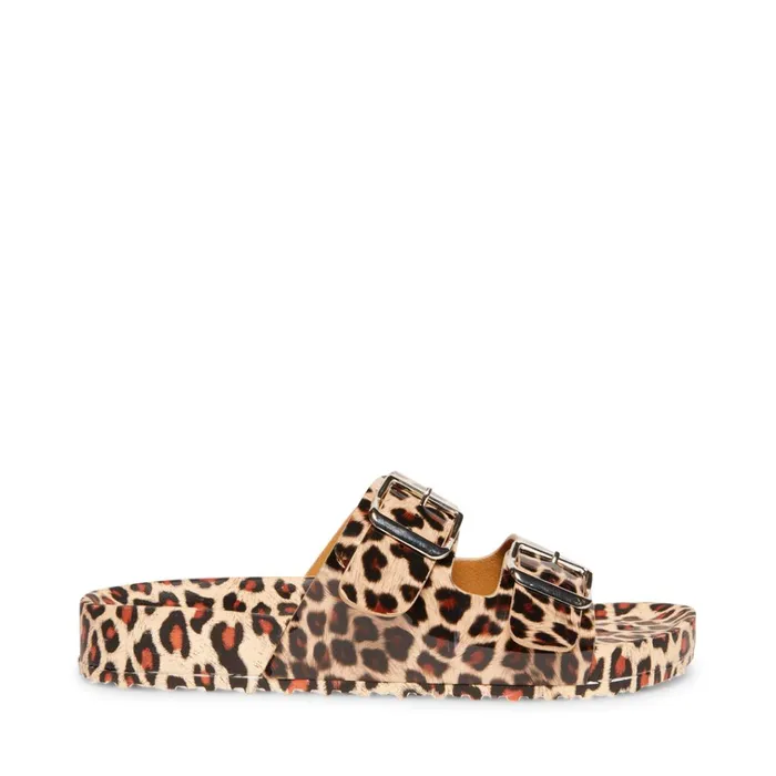 Womens TeddyT Leopard Steve Madden Sandals