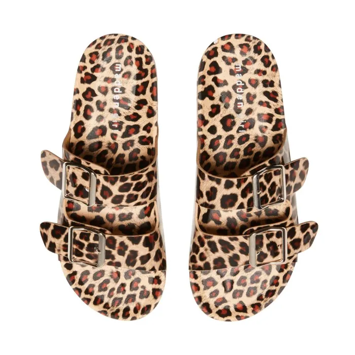 Womens TeddyT Leopard Steve Madden Sandals
