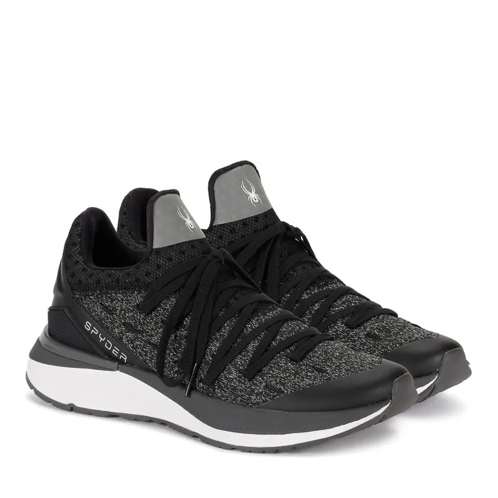 Womens Tempo 8211 Black Heather Spyder Sneakers