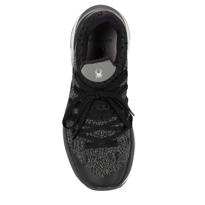 Womens Tempo 8211 Black Heather Spyder Sneakers