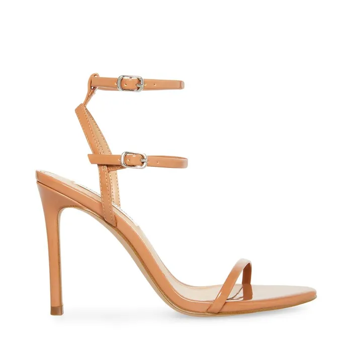 Womens Theresa Camel Patent Steve Madden Heels