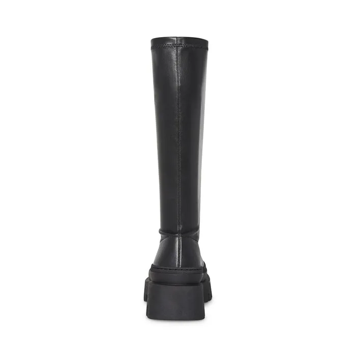 Womens Titan Black Steve Madden Boots and Booties Womens Titan Black Steve Madden Boots and Booties