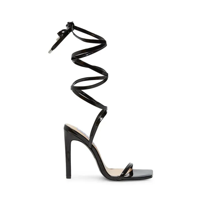 Womens Uplift Black Patent Steve Madden Heels
