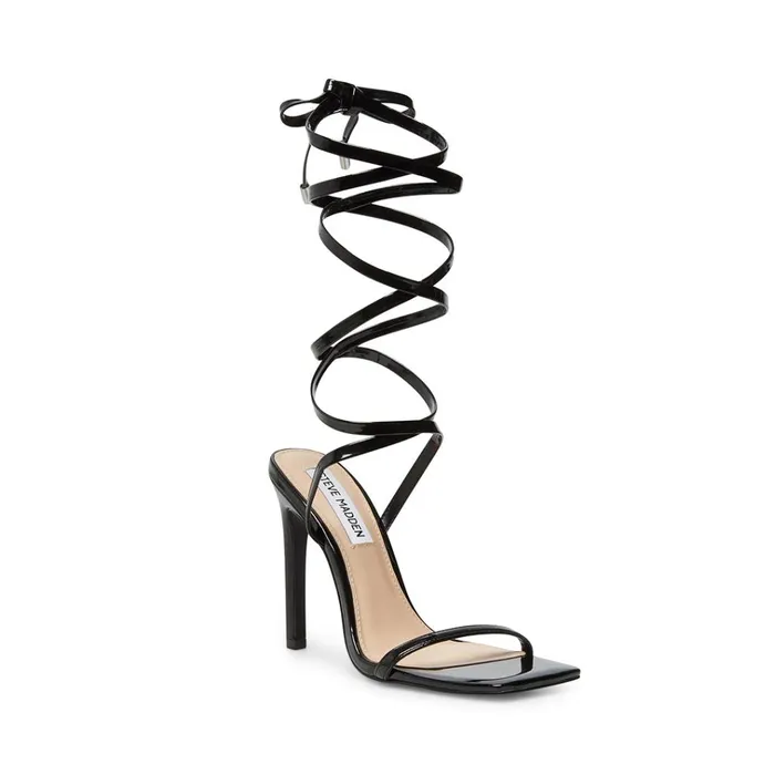 Womens Uplift Black Patent Steve Madden Heels