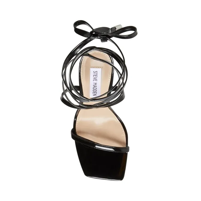 Womens Uplift Black Patent Steve Madden Heels