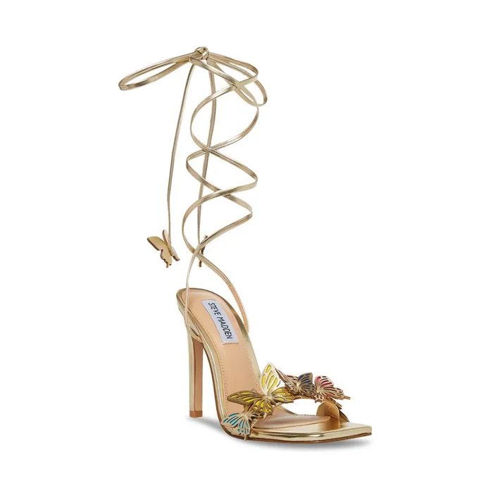 Womens Utopia Gold Steve Madden Heels