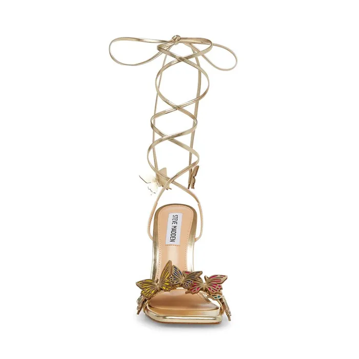 Womens Utopia Gold Steve Madden Heels