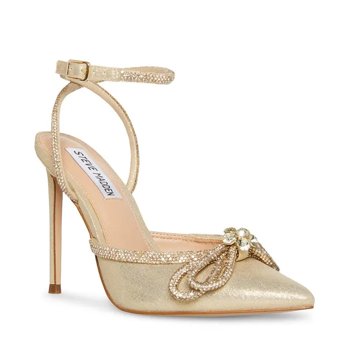 Womens Viable Gold Steve Madden Heels