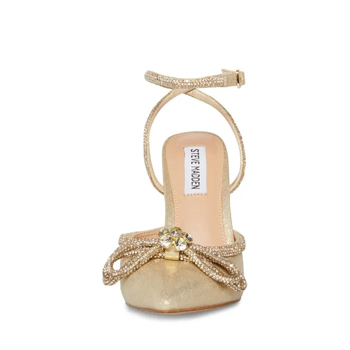 Womens Viable Gold Steve Madden Heels