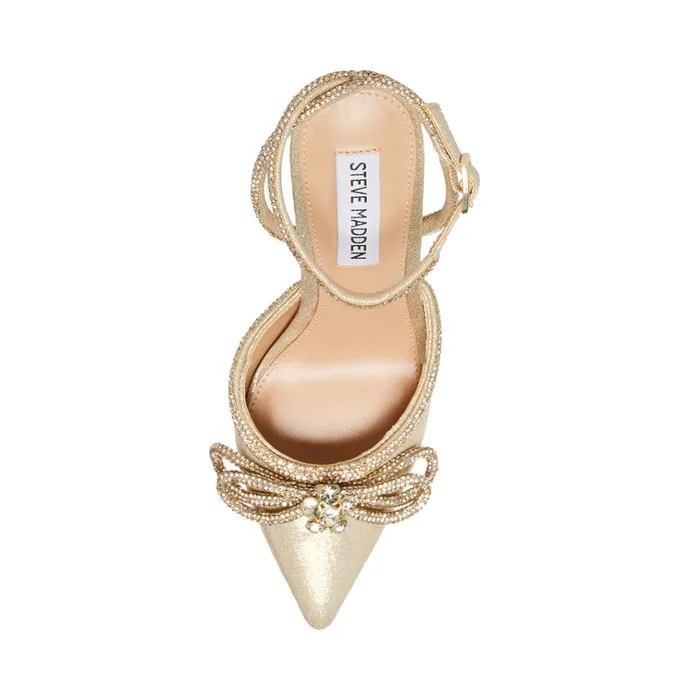 Womens Viable Gold Steve Madden Heels