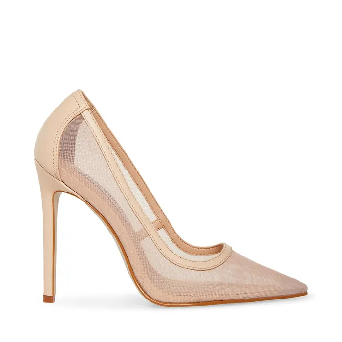 Womens Virtue Tan Leather Steve Madden Heels