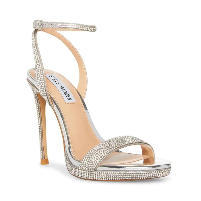 Womens WaferR Rhinestones Steve Madden Heels
