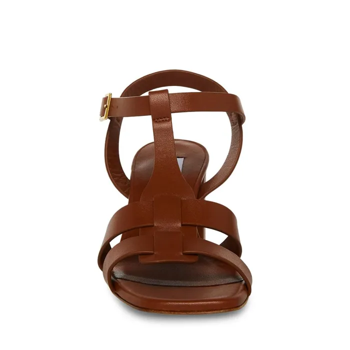 Womens Waverly Tan Leather Steve Madden Heels