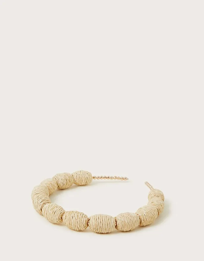 Woven Raffia Headband Women Monsoon Jewellery and Hair