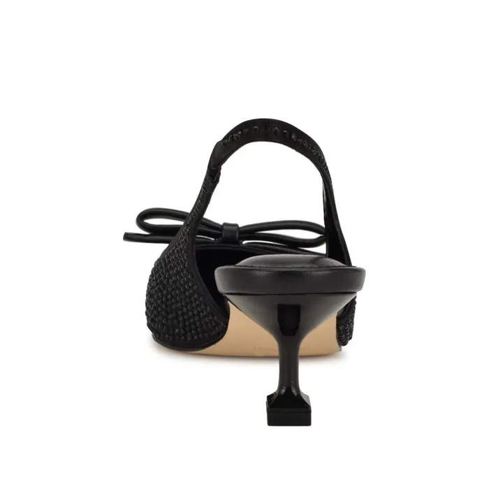 Wunder Bow Slingbacks Black Women Nine West Heels