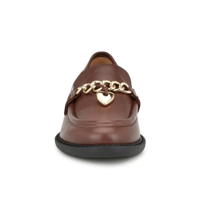 Xoxo 9X9 Casual Moc Loafers Brown Women Nine West Flats and Loafers