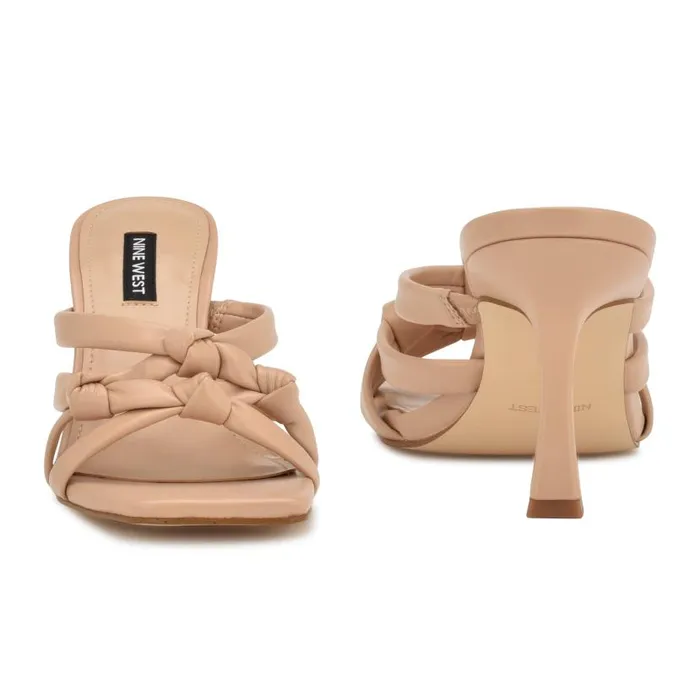 Yeander Heeled Slide Sandals Warm Blush Women Nine West Heels