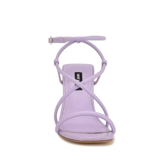 Yeera Strappy Heeled Sandals Purple Women Nine West Heels