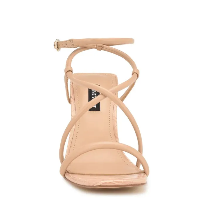 Yeera Strappy Heeled Sandals Warm Blush Women Nine West Heels